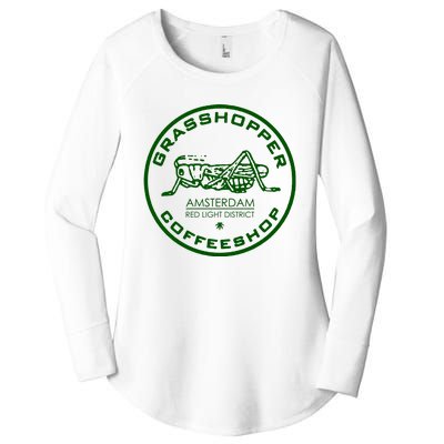 Marijuana Cafe T Shirt Amsterdam T Shirt Pot Logo T Shirt Weed T Shirt Women's Perfect Tri Tunic Long Sleeve Shirt