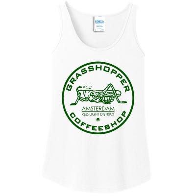 Marijuana Cafe T Shirt Amsterdam T Shirt Pot Logo T Shirt Weed T Shirt Ladies Essential Tank