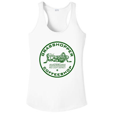 Marijuana Cafe T Shirt Amsterdam T Shirt Pot Logo T Shirt Weed T Shirt Ladies PosiCharge Competitor Racerback Tank