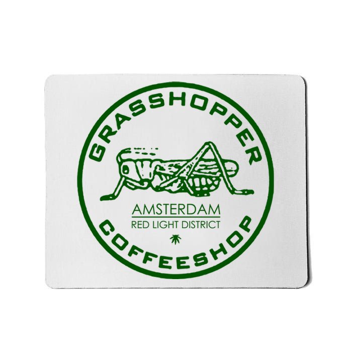 Marijuana Cafe T Shirt Amsterdam T Shirt Pot Logo T Shirt Weed T Shirt Mousepad