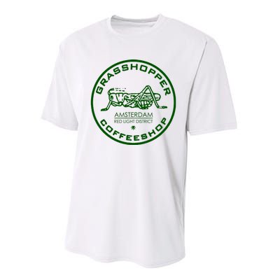 Marijuana Cafe T Shirt Amsterdam T Shirt Pot Logo T Shirt Weed T Shirt Performance Sprint T-Shirt