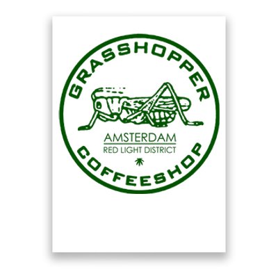 Marijuana Cafe T Shirt Amsterdam T Shirt Pot Logo T Shirt Weed T Shirt Poster