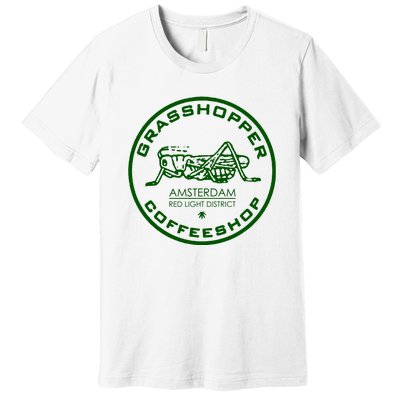 Marijuana Cafe T Shirt Amsterdam T Shirt Pot Logo T Shirt Weed T Shirt Premium T-Shirt