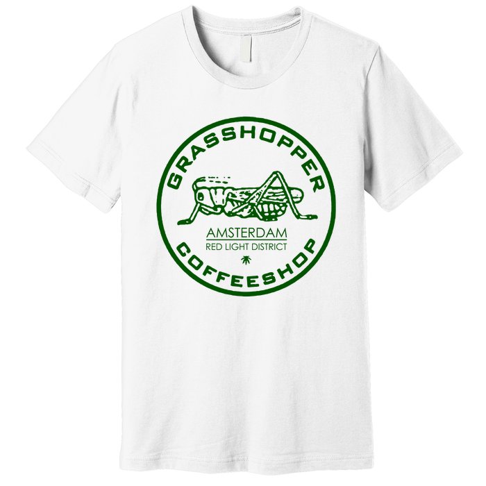 Marijuana Cafe T Shirt Amsterdam T Shirt Pot Logo T Shirt Weed T Shirt Premium T-Shirt