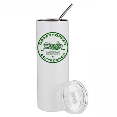 Marijuana Cafe T Shirt Amsterdam T Shirt Pot Logo T Shirt Weed T Shirt Stainless Steel Tumbler