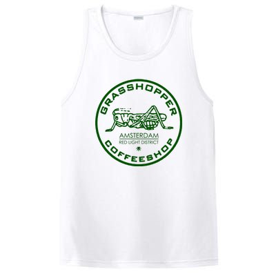 Marijuana Cafe T Shirt Amsterdam T Shirt Pot Logo T Shirt Weed T Shirt PosiCharge Competitor Tank