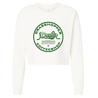 Marijuana Cafe T Shirt Amsterdam T Shirt Pot Logo T Shirt Weed T Shirt Cropped Pullover Crew