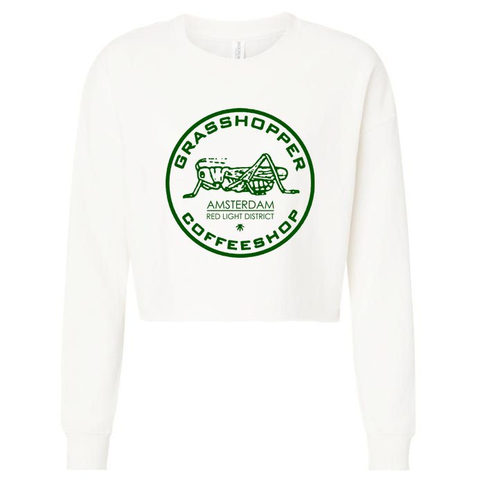 Marijuana Cafe T Shirt Amsterdam T Shirt Pot Logo T Shirt Weed T Shirt Cropped Pullover Crew