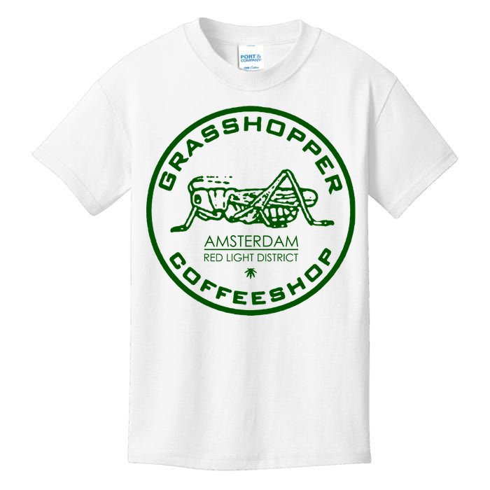 Marijuana Cafe T Shirt Amsterdam T Shirt Pot Logo T Shirt Weed T Shirt Kids T-Shirt