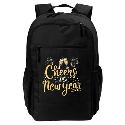 M156 Cheer To A New Year Funny Happy New Year Wine Party Gift Backpack