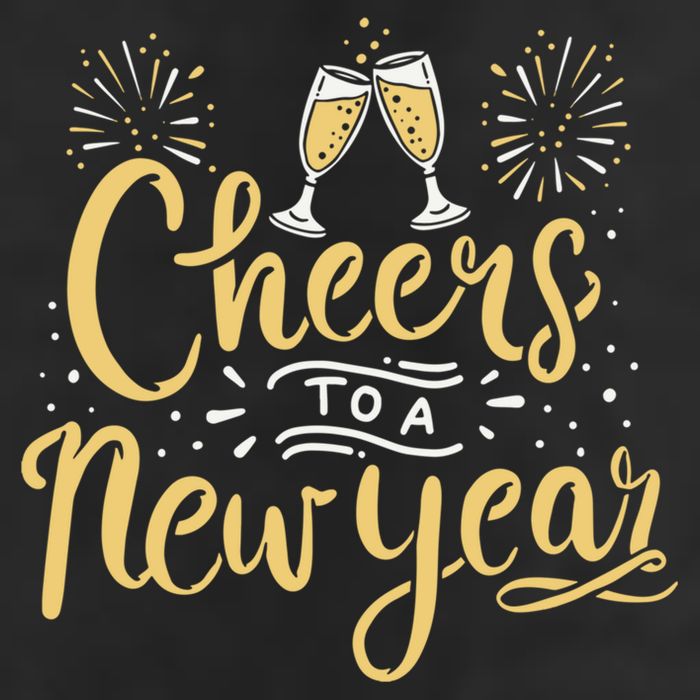 M156 Cheer To A New Year Funny Happy New Year Wine Party Gift Adult Drive Performance Visor