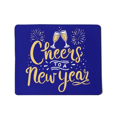 M156 Cheer To A New Year Funny Happy New Year Wine Party Gift Mousepad