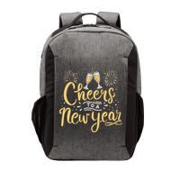 M156 Cheer To A New Year Funny Happy New Year Wine Party Gift Vector Backpack