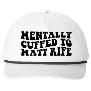 Mentally Cuffed To Matt Rife Two Sided Snapback Five-Panel Rope Hat