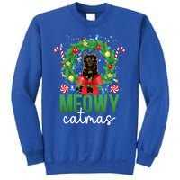 Meowy Catmas Tortie Cat Christmas Tortie Cat Xmas Party Gift Sweatshirt