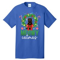 Meowy Catmas Tortie Cat Christmas Tortie Cat Xmas Party Gift Tall T-Shirt