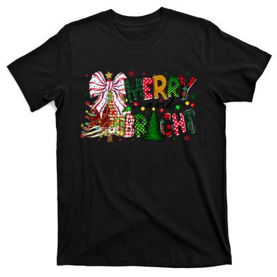 Merry Christmas Tree Xmas Lights Family Holiday T-Shirt