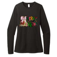 Merry Christmas Tree Xmas Lights Family Holiday Womens CVC Long Sleeve Shirt