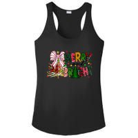 Merry Christmas Tree Xmas Lights Family Holiday Ladies PosiCharge Competitor Racerback Tank