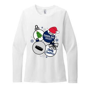 Merry Christmas Tampa Bay Hockey Est 1992 Womens CVC Long Sleeve Shirt