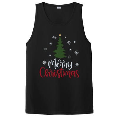 Merry Christmas Tree Christmas PosiCharge Competitor Tank