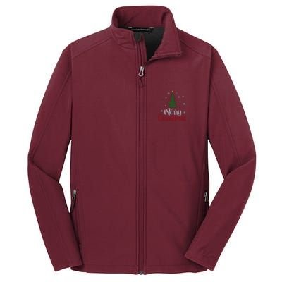 Merry Christmas Tree Christmas Core Soft Shell Jacket