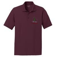 Merry Christmas Tree Christmas PosiCharge RacerMesh Polo