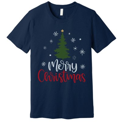 Merry Christmas Tree Christmas Premium T-Shirt