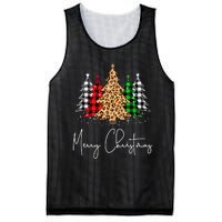 Merry Christmas Tree Xmas Buffalo Plaid Red White Green Mesh Reversible Basketball Jersey Tank