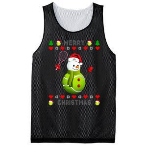 Merry Christmas Tennis Ugly Christmas holiday Mesh Reversible Basketball Jersey Tank