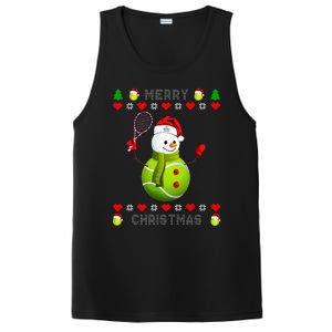 Merry Christmas Tennis Ugly Christmas holiday PosiCharge Competitor Tank