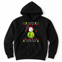 Merry Christmas Tennis Ugly Christmas holiday Hoodie