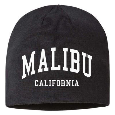Malibu California Throwback Design Classic Sustainable Beanie
