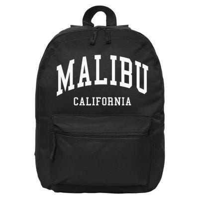 Malibu California Throwback Design Classic 16 in Basic Backpack