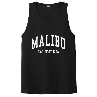 Malibu California Throwback Design Classic PosiCharge Competitor Tank