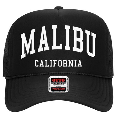 Malibu California Throwback Design Classic Trucker Hat