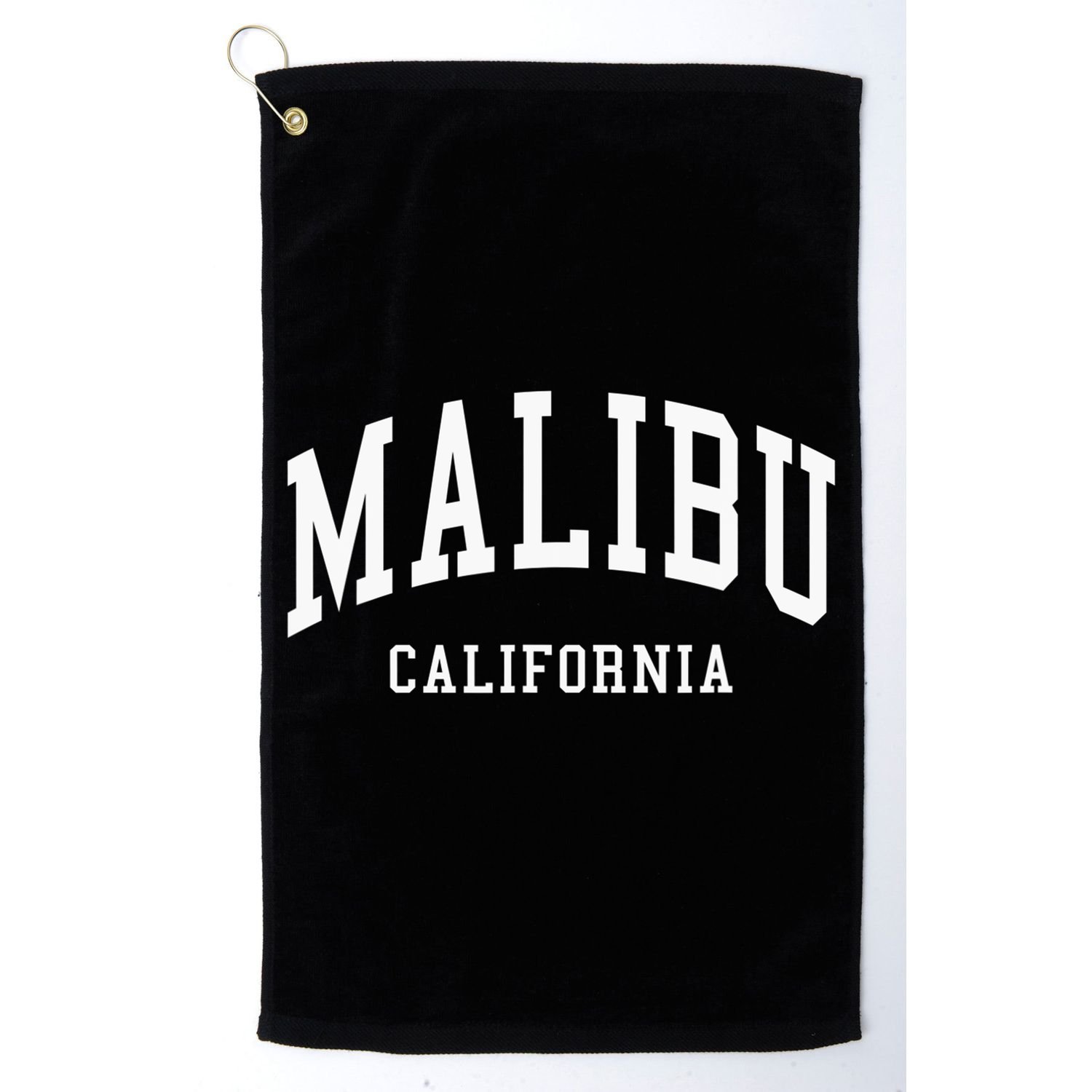 Malibu California Throwback Design Classic Golf Towel