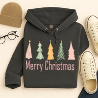 Merry Christmas Trees Cute Holiday Hoodie