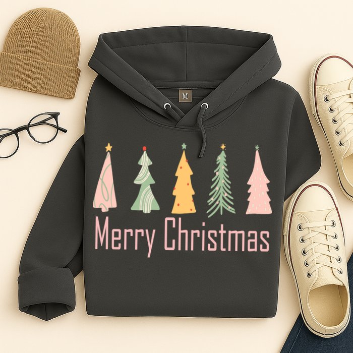 Merry Christmas Trees Cute Holiday Hoodie