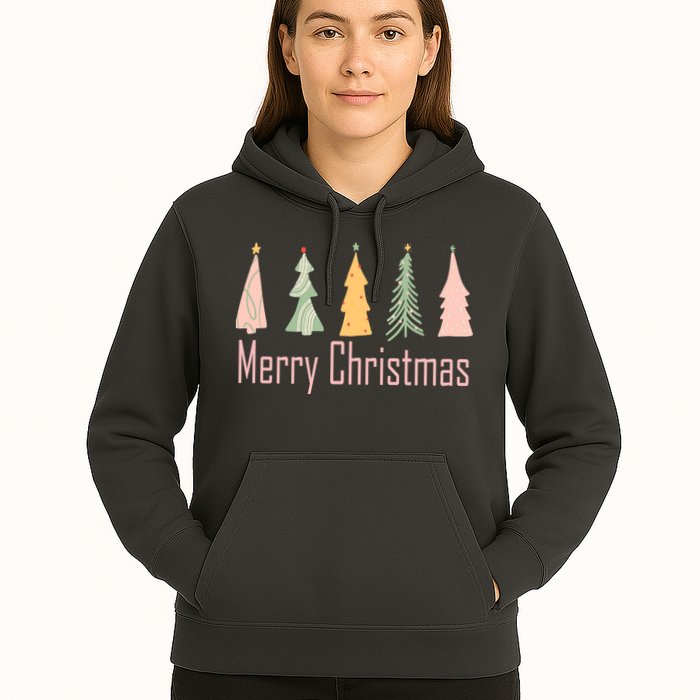 Merry Christmas Trees Cute Holiday Hoodie