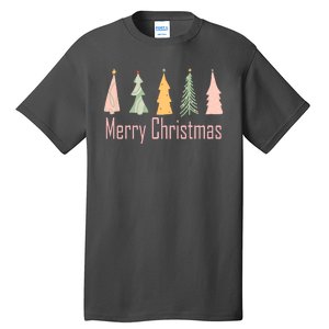 Merry Christmas Trees Cute Holiday Tall T-Shirt