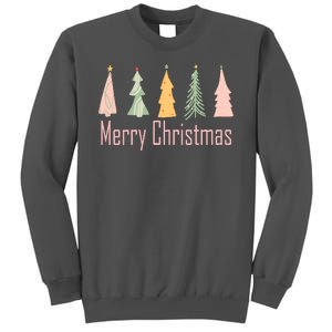 Merry Christmas Trees Cute Holiday Tall Sweatshirt