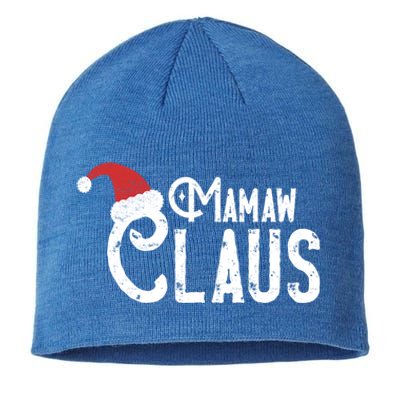 Mamaw Claus Traditional Santa Matching Family Christmas Cool Gift Sustainable Beanie