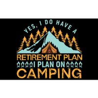 Mountain Camping T Bumper Sticker