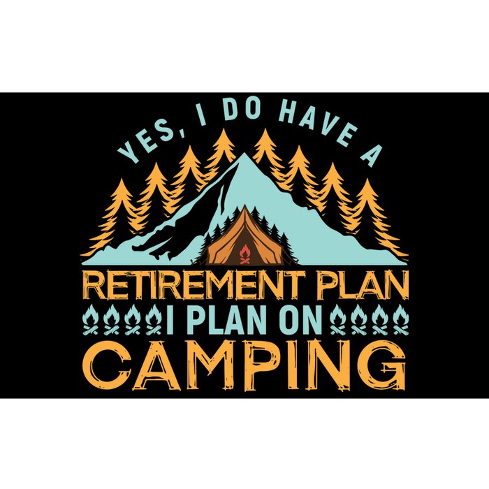 Mountain Camping T Bumper Sticker