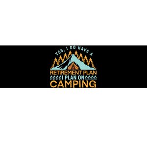 Mountain Camping T Bumper Sticker