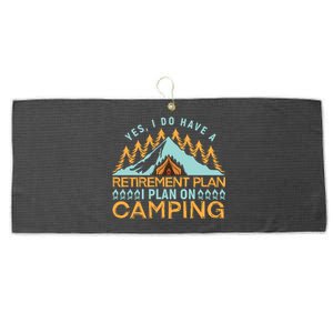 Mountain Camping T Large Microfiber Waffle Golf Towel