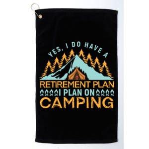 Mountain Camping T Platinum Collection Golf Towel