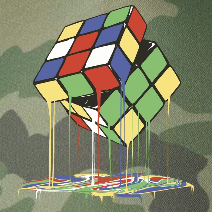 Magic Cube Toy Melting Legacy Tie Dye Trucker Hat