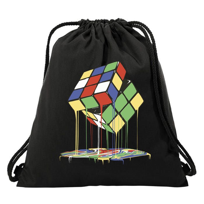 Magic Cube Toy Melting Drawstring Bag